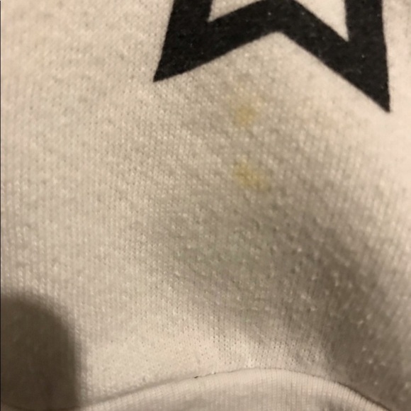 USA SHARK BEACH SUMMER SWIM RESORT SWEATSHIRT WHITE COVER UP - Picture 4 of 4